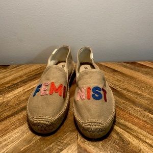 Soludos Feminist Espadrille Flats 8.5